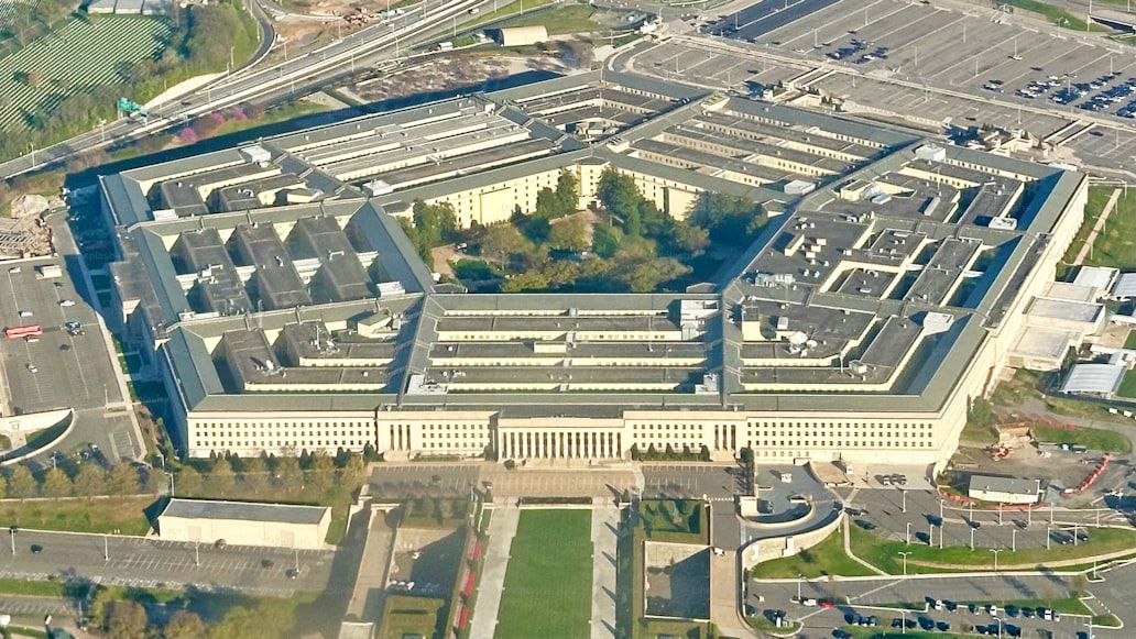Distance view of The Pentagon