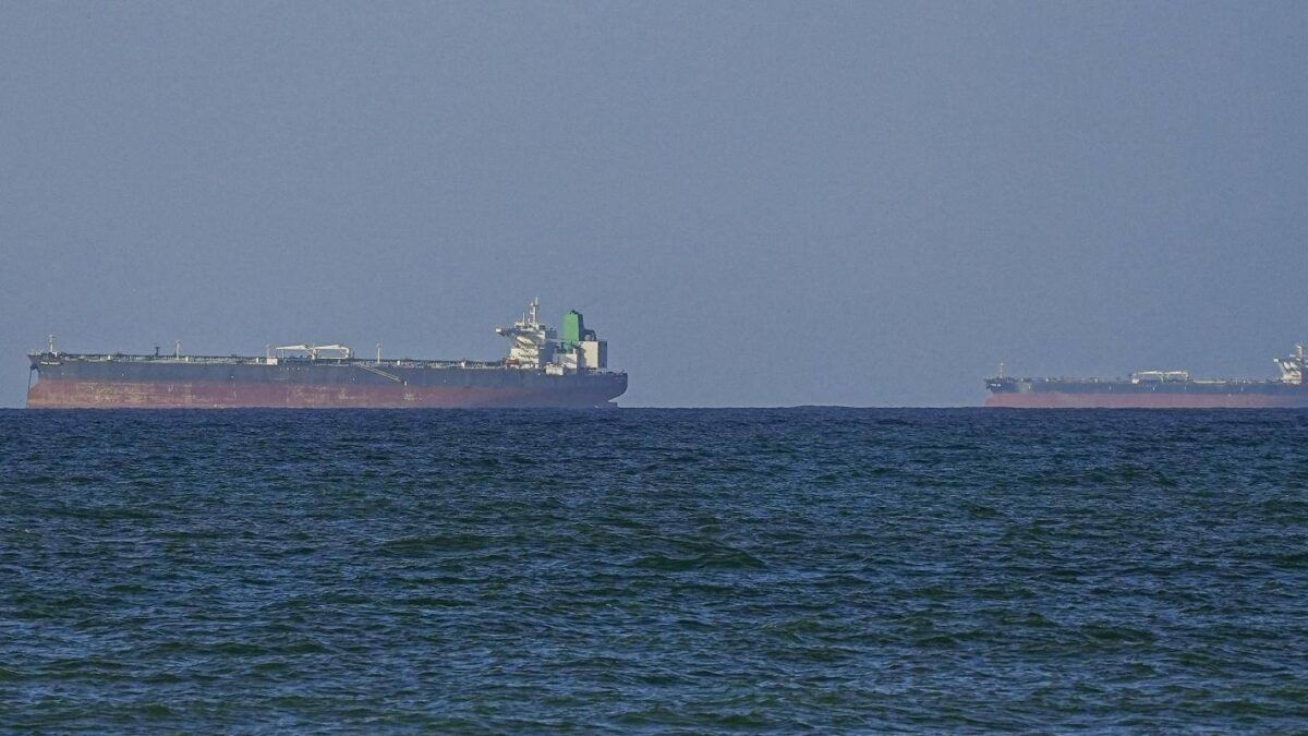 Tankers at strait of hormuz